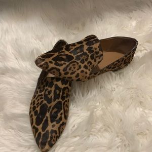 Calvin Klein leopard loafers